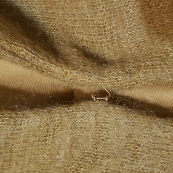 Diane Von Furstenberg Mustard yellow "yamka" mohair blend jacket - Picture 5 of 7